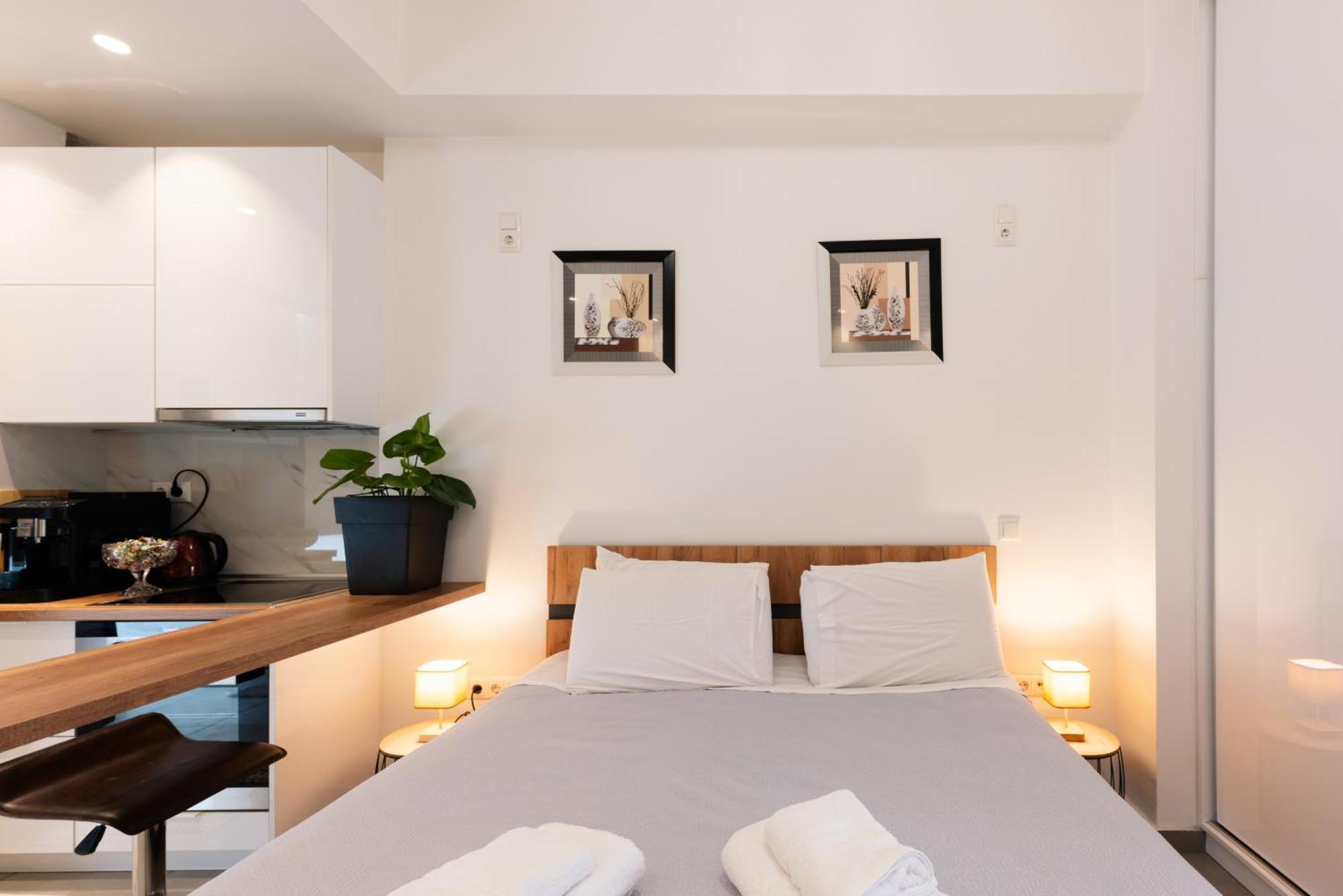 Modern Studio Apartment A Афины Экстерьер фото