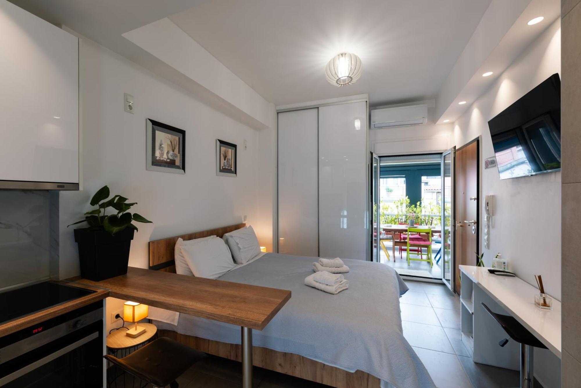Modern Studio Apartment A Афины Экстерьер фото