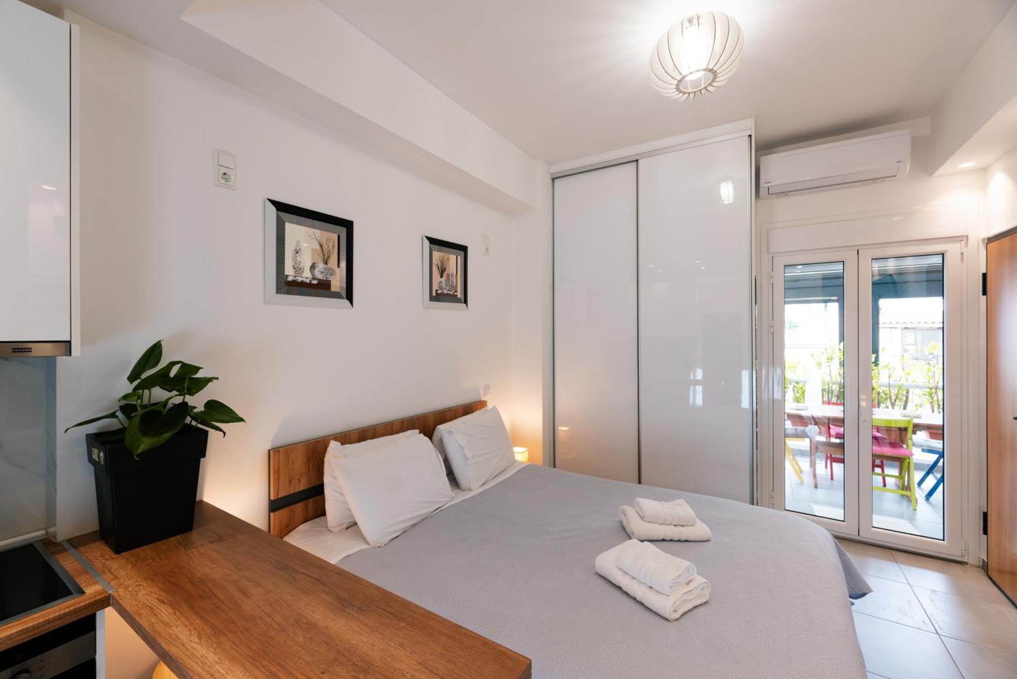 Modern Studio Apartment A Афины Экстерьер фото
